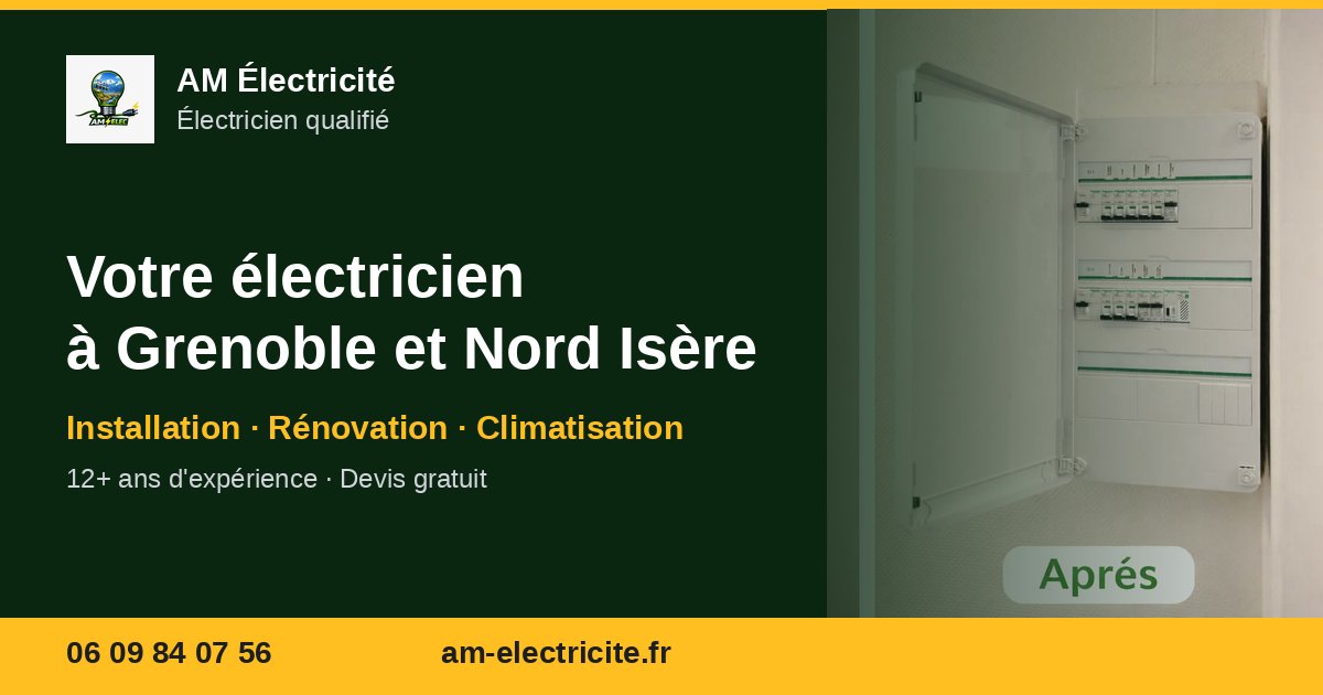 Screenshot of AM Électricité