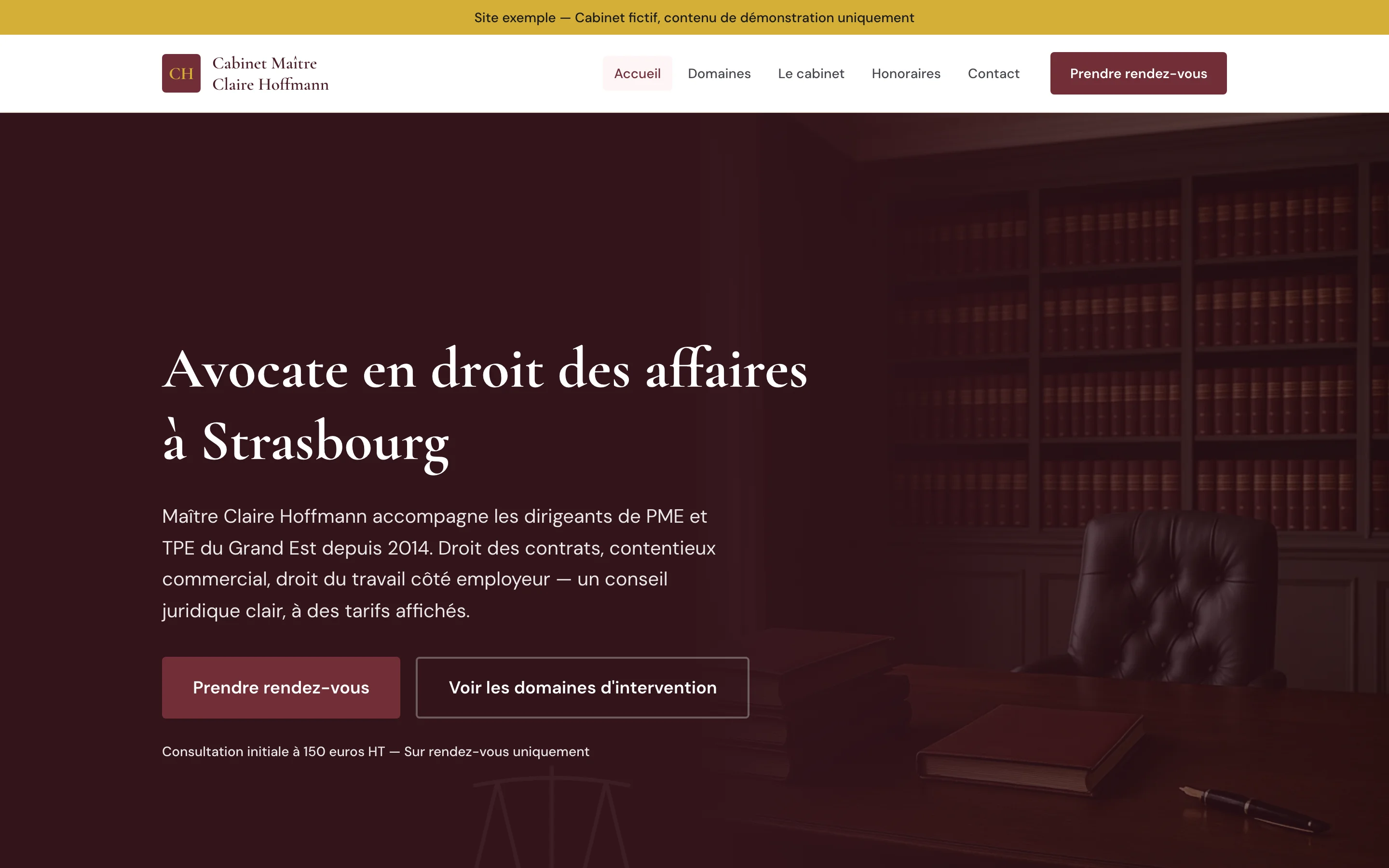 Capture d'écran de Avocate Droit