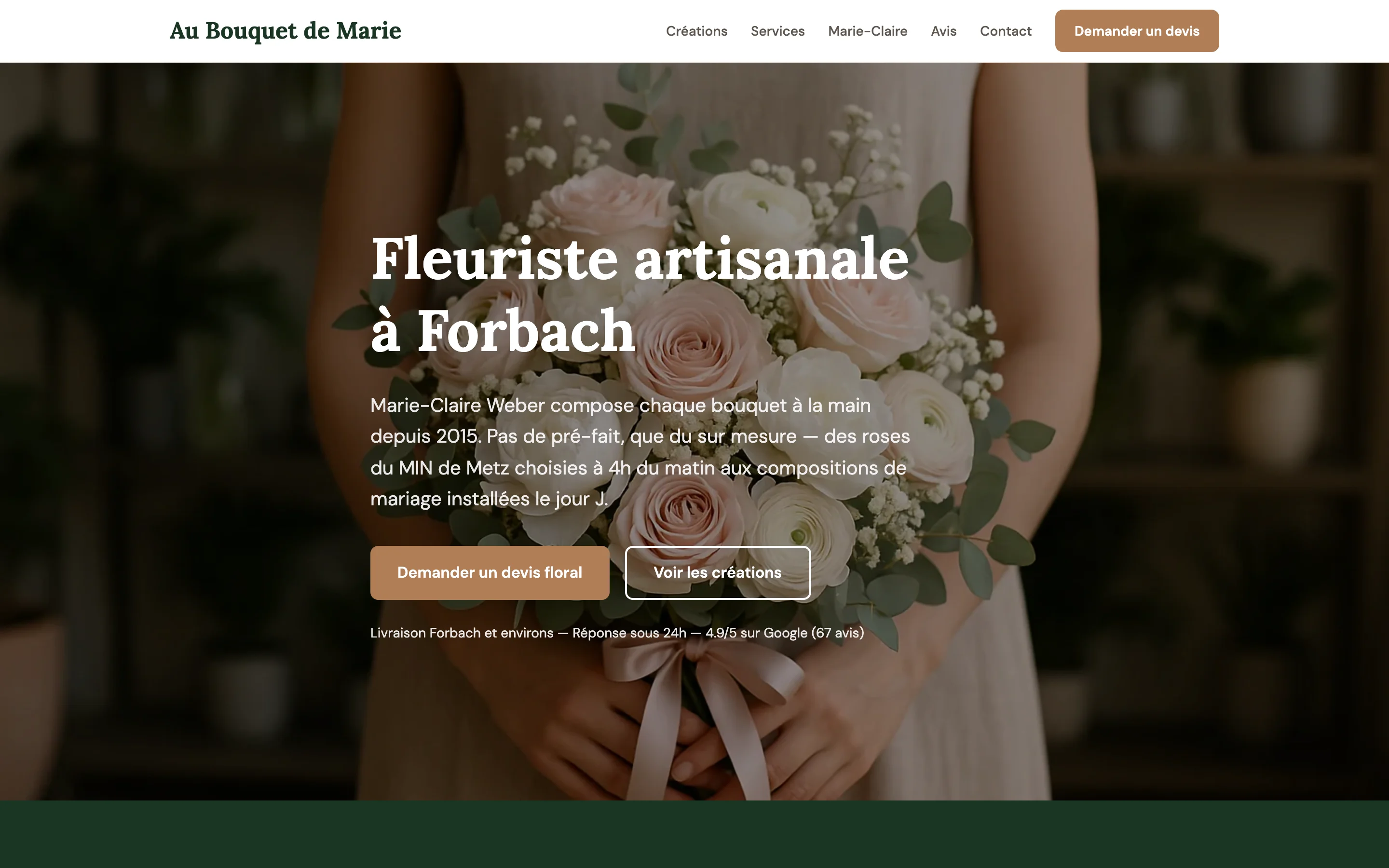 Capture d'écran de Fleurs Forbach