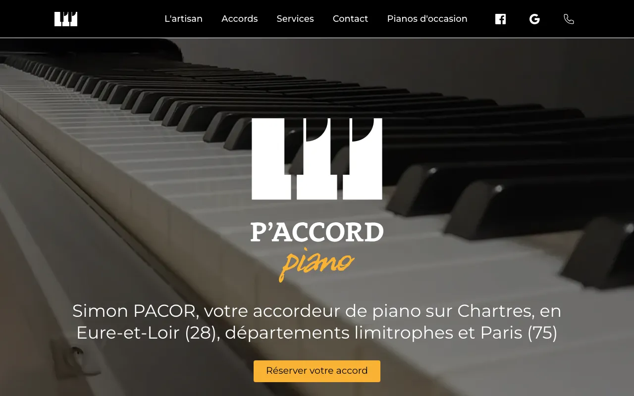 Capture d'écran de P'Accord Piano
