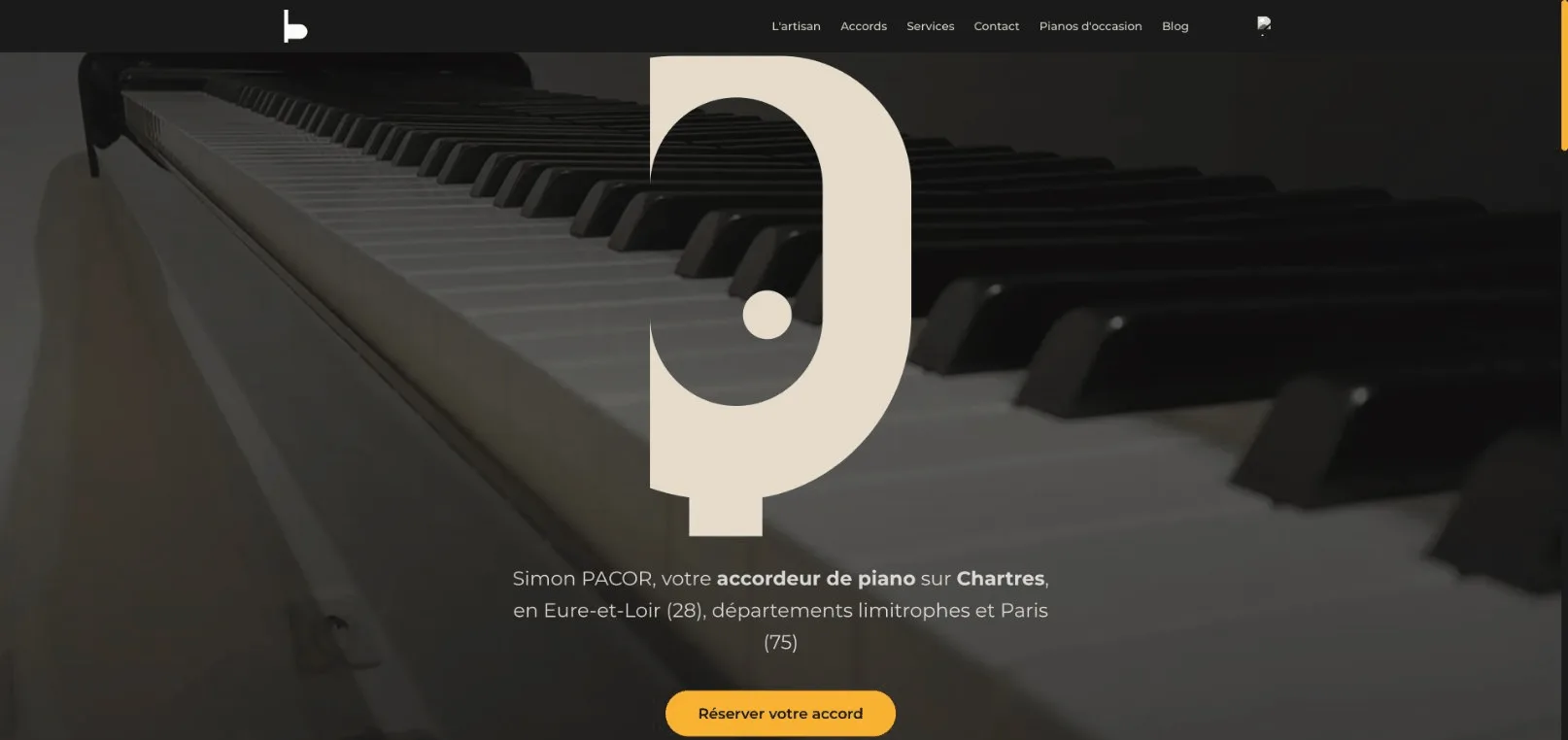 Capture d'écran de P'Accord Piano