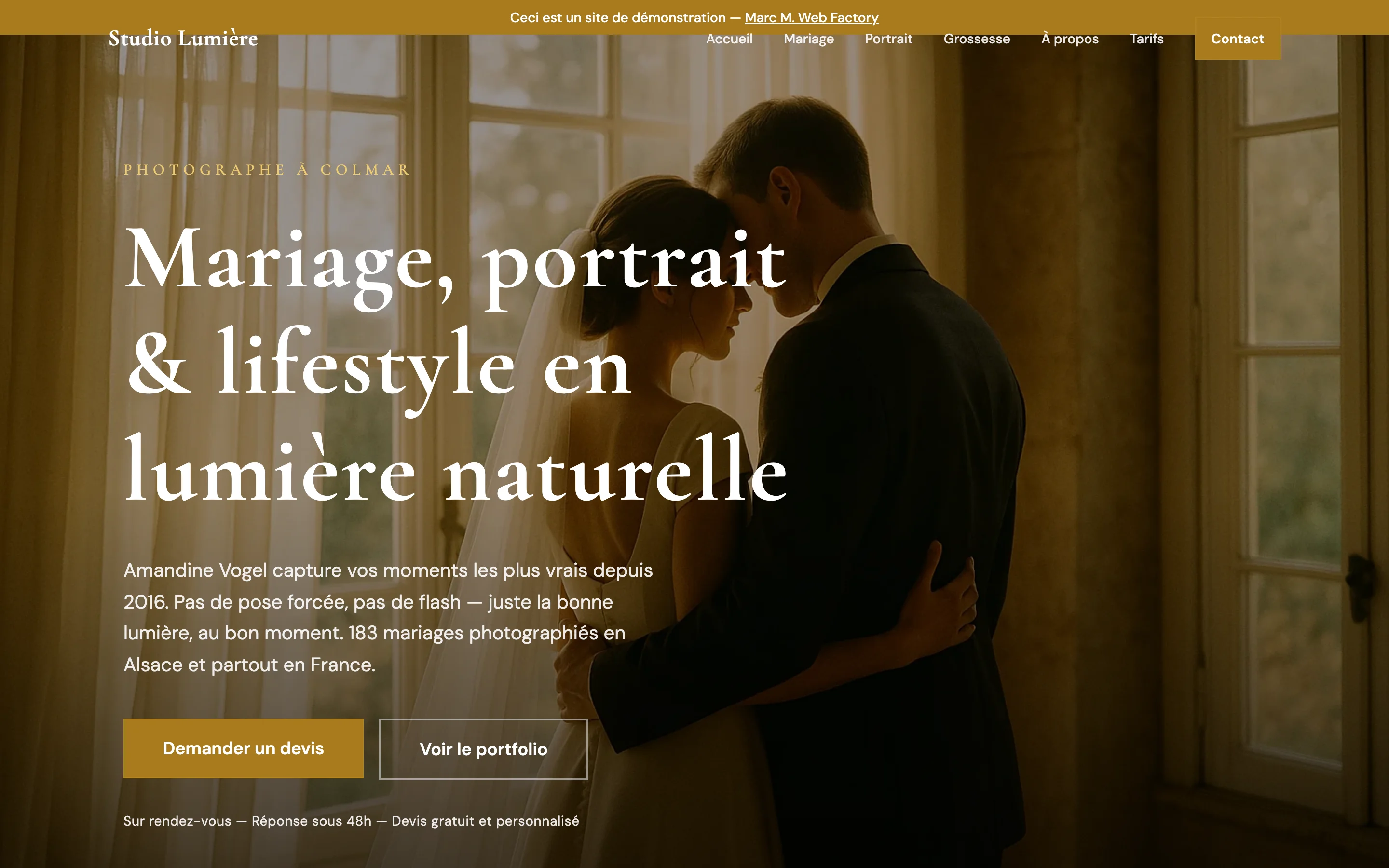 Capture d'écran de Studio Lumière